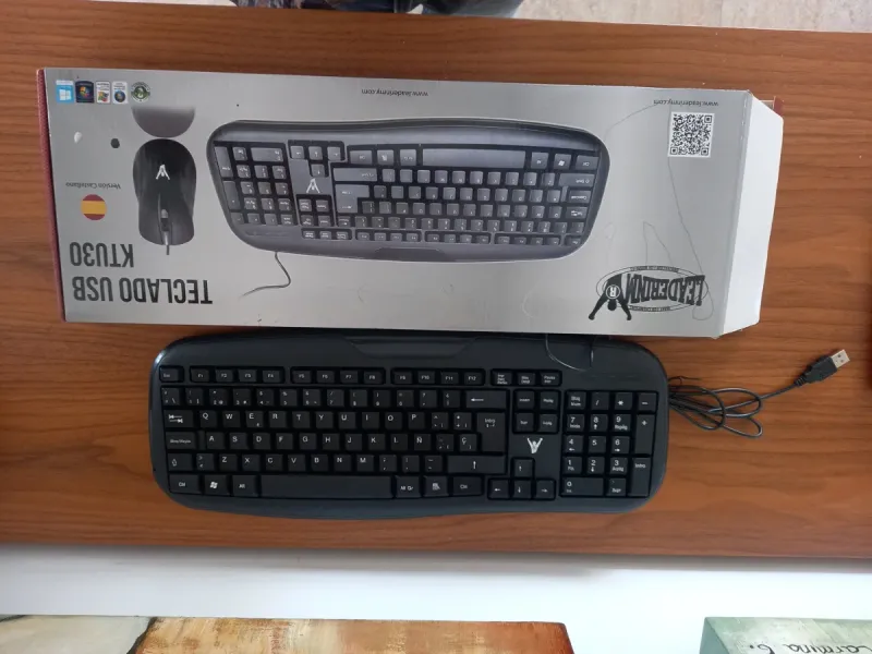Teclado USB Leader Negro afbeelding 2