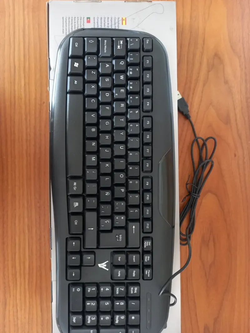 Teclado USB Leader Negro afbeelding 3
