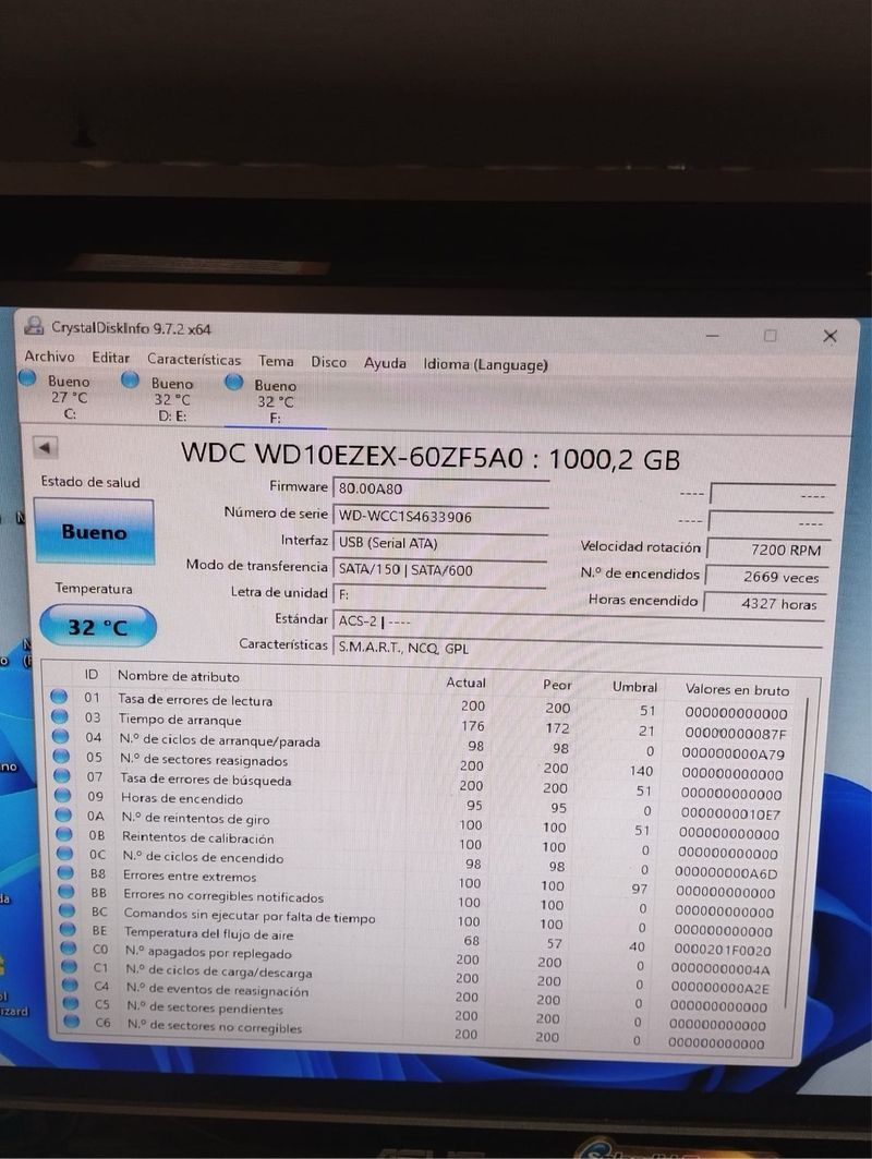 Disco Duro 1TB WD SATA WD10EZEX afbeelding 3