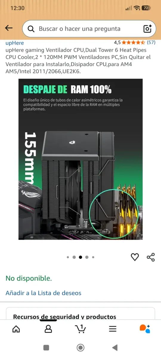 Pc montado a  piezas hace unos 4 meses .. afbeelding 4