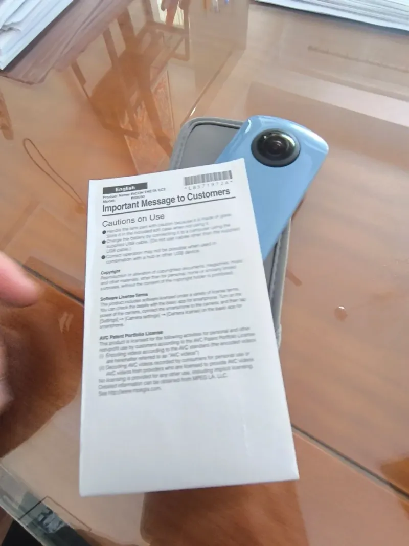 Cámara 360 Ricoh Theta SC2