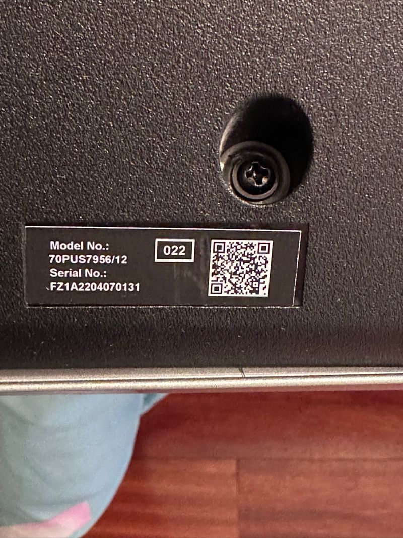 Cable flex TV Philips 70PUS7956/12