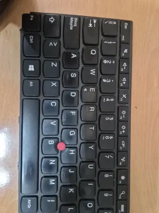 Teclado Lenovo Thinkpad Negro en Español.