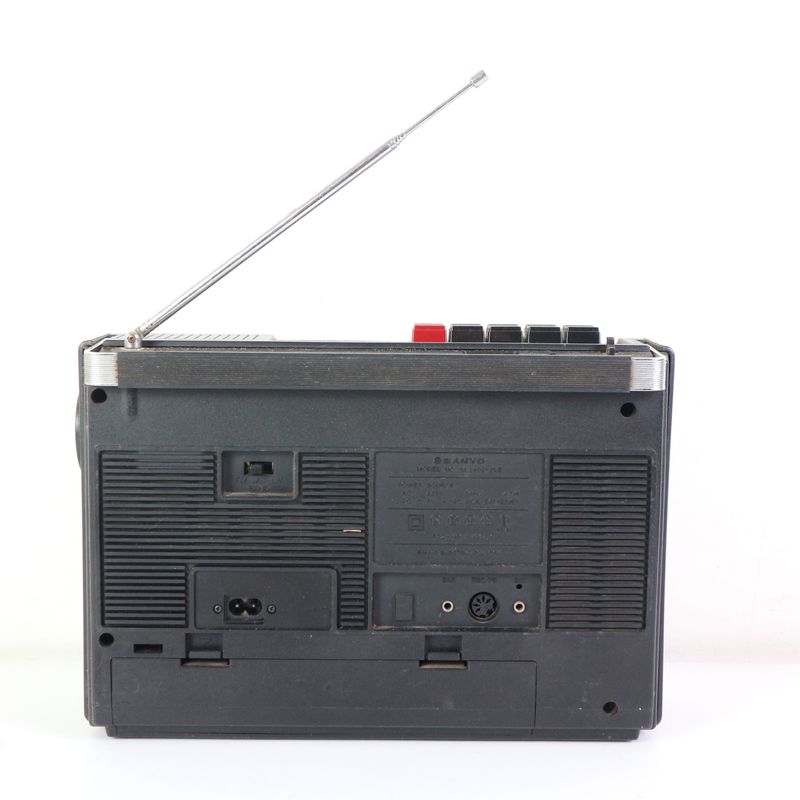 Sanyo Boombox Radio Cassette de los años 70 afbeelding 5