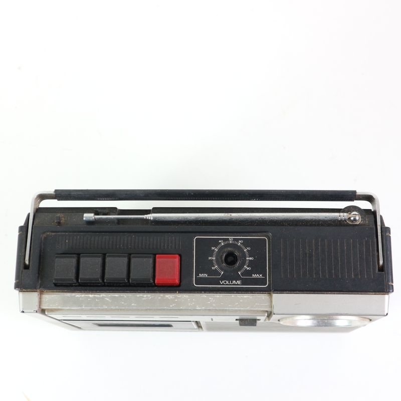 Sanyo Boombox Radio Cassette de los años 70 afbeelding 7