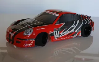 Carcasa RC 1/10 Porsche Carrera Drift