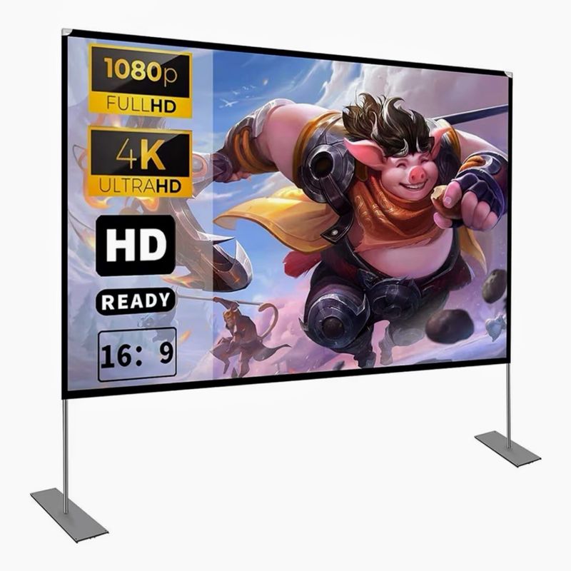 Pantalla Proyección Portátil 100 Pulgadas
