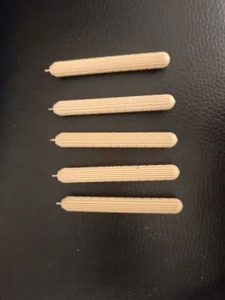 5 Punzones de madera para manualidades