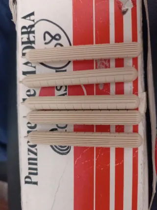 5 Punzones de madera para manualidades