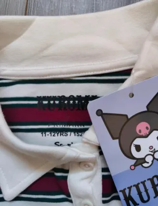 Camiseta niña Kuromi rayas