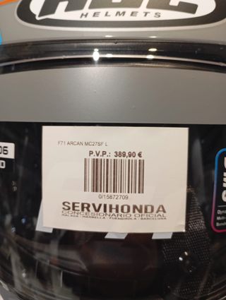 Casco HJC F71 ARCAN MC27F GRIS/NARANJA