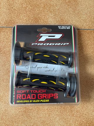 Manopole Progrip 724 Giallo/Nero Moto