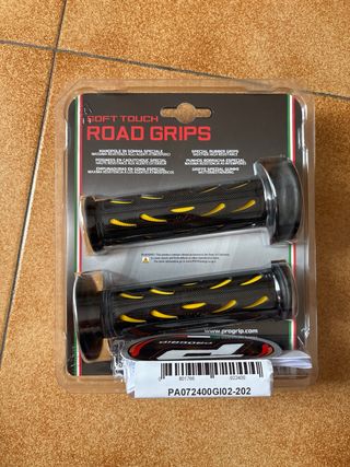 Manopole Progrip 724 Giallo/Nero Moto