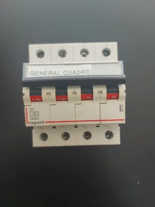 Interruptor Automático Legrand DX3 C63