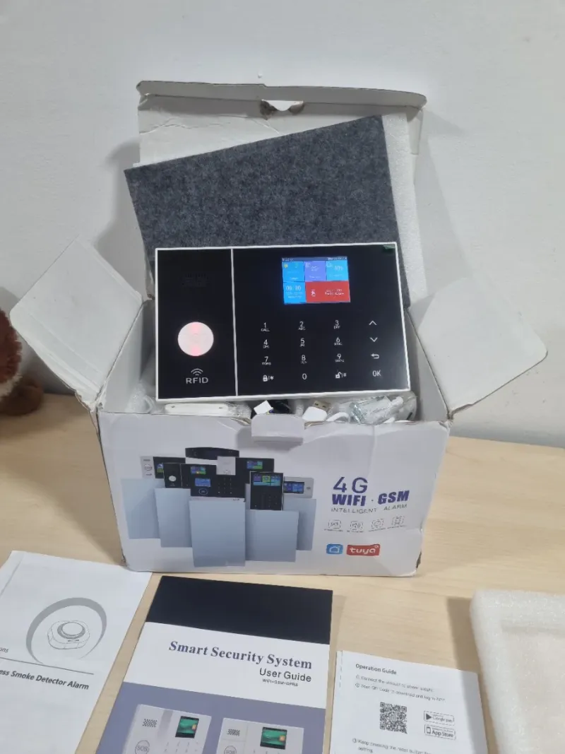Sistema Alarma Inteligente 4G WiFi GSM Tuya
