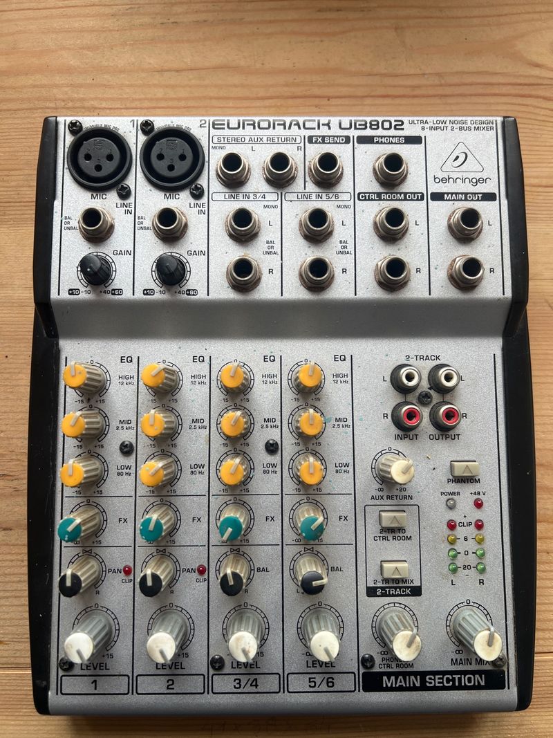 Mesa de Mezclas Behringer Eurorack UB802
