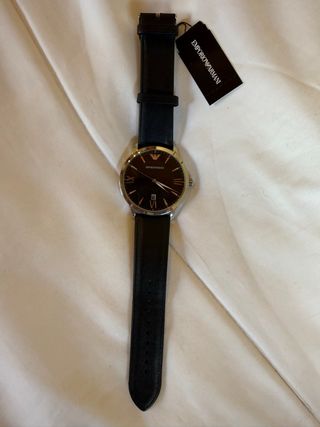 Reloj Emporio Armani Negro/Plata Nuevo