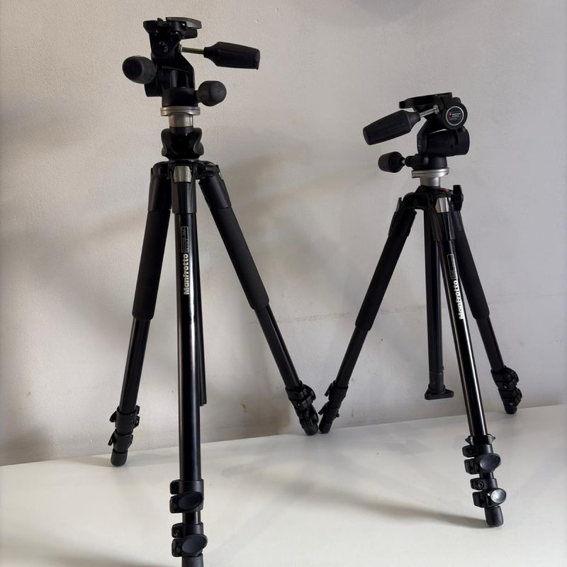 Trípodes Manfrotto 190XB y 055XPRO Aluminio afbeelding 2