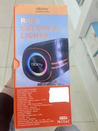 Altavoz aibimy 5.3 Portátil Bluetooth