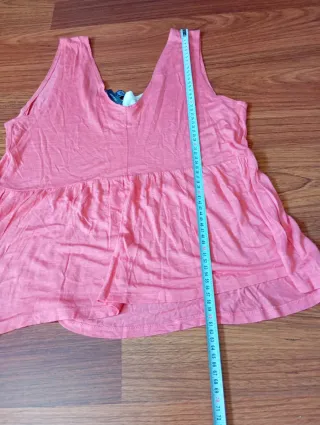 Camiseta tirantes bicolor mujer