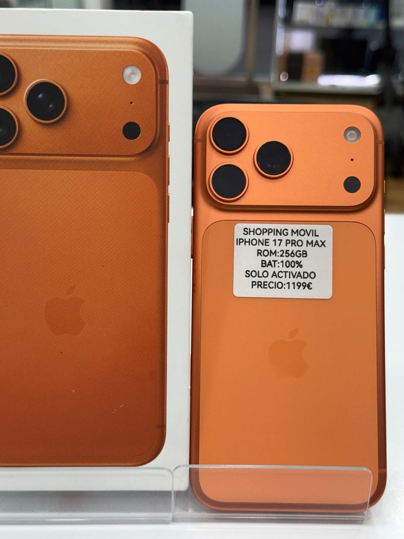 iPhone 17 Pro Max 256GB Naranja/seminuevo perfecto