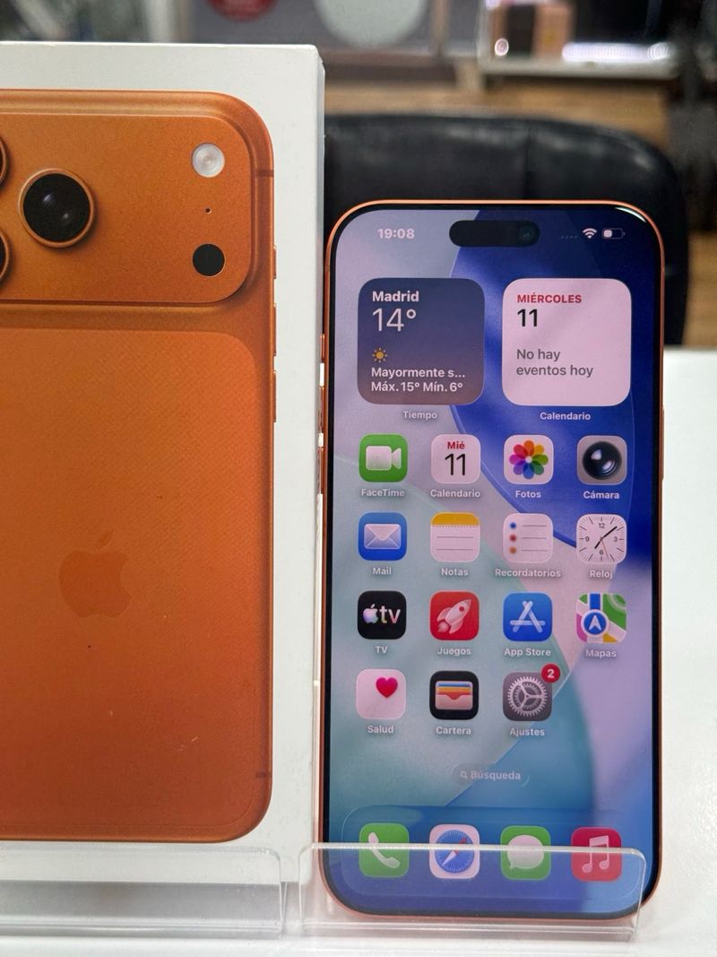 iPhone 17 Pro Max 256GB Naranja/seminuevo perfecto afbeelding 3