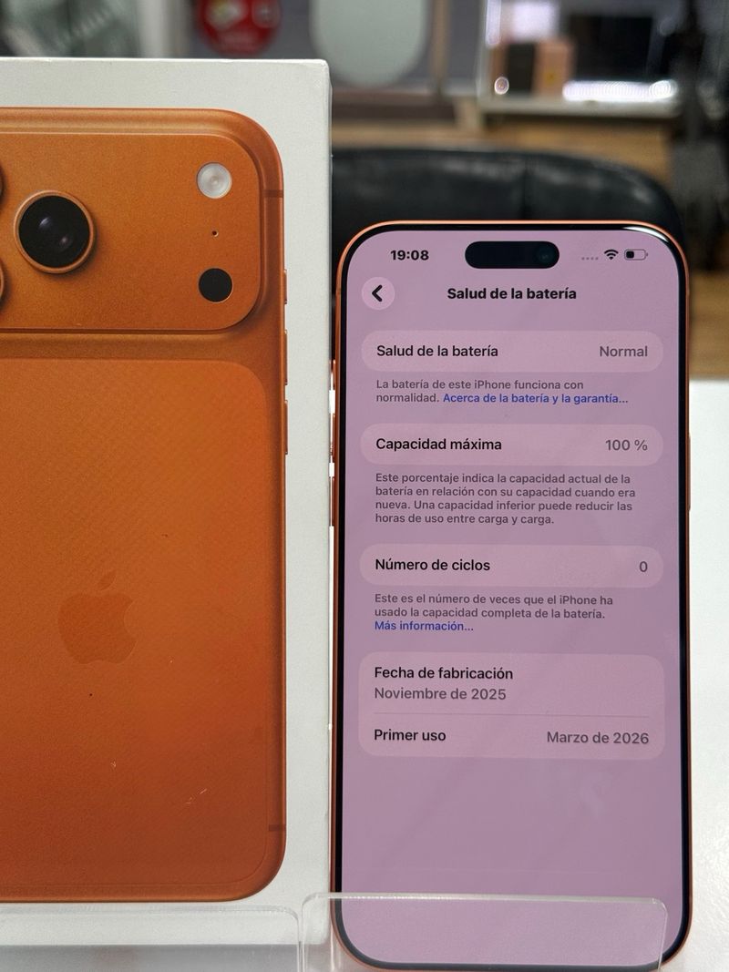 iPhone 17 Pro Max 256GB Naranja/seminuevo perfecto afbeelding 2