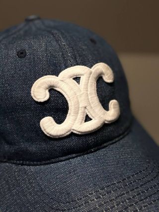 Gorra Celine Triomphe Azul