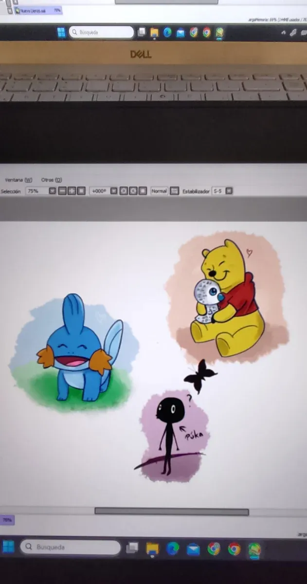 Tableta Gráfica Huion Kamvas Pro 13 Negra afbeelding 2