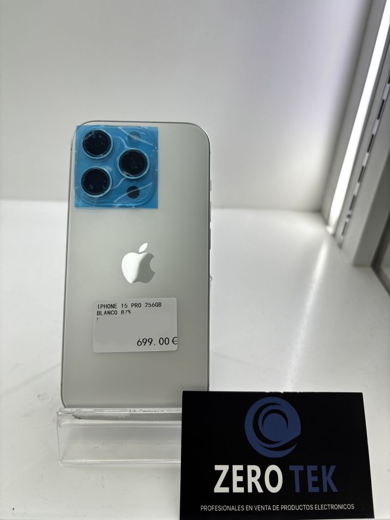 IPHONE 15 PRO 256GB 87% BLANCO