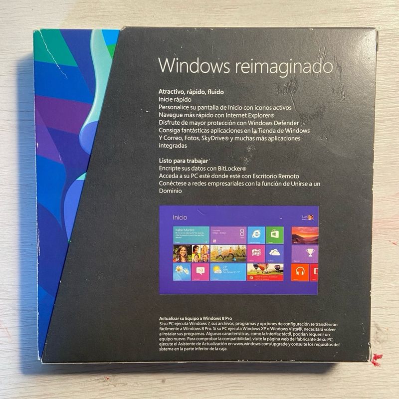 Windows 8 Pro Microsoft Caja afbeelding 2