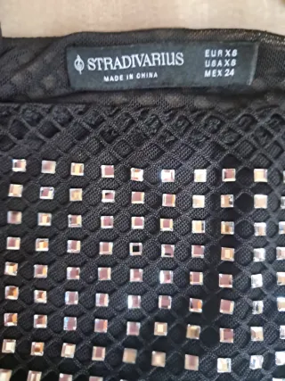 Camiseta tirantes top brillantes Xs S