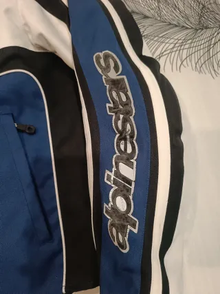 Chaqueta Moto Alpinestars Azul/Blanco/Negro
