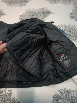 Chaqueta Moto Alpinestars Azul/Blanco/Negro