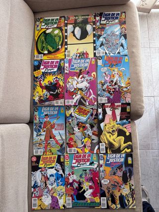 Lote 12 Cómics LIGA DE LA JUSTICIA EUROPA (Zinco)