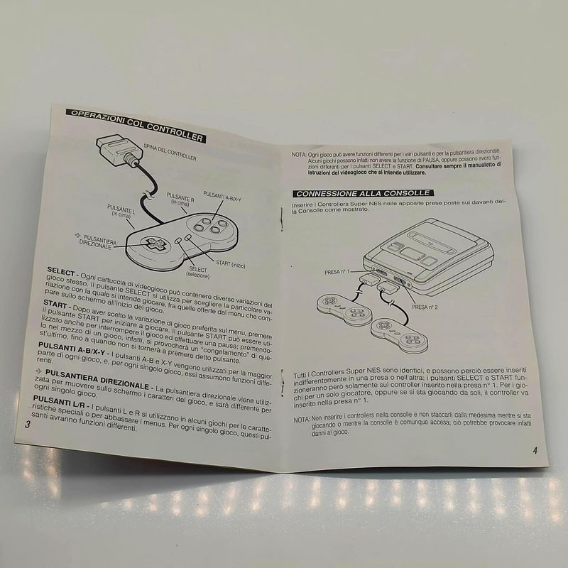 Controlador Super Nintendo SNES PAL GIG ITA afbeelding 8