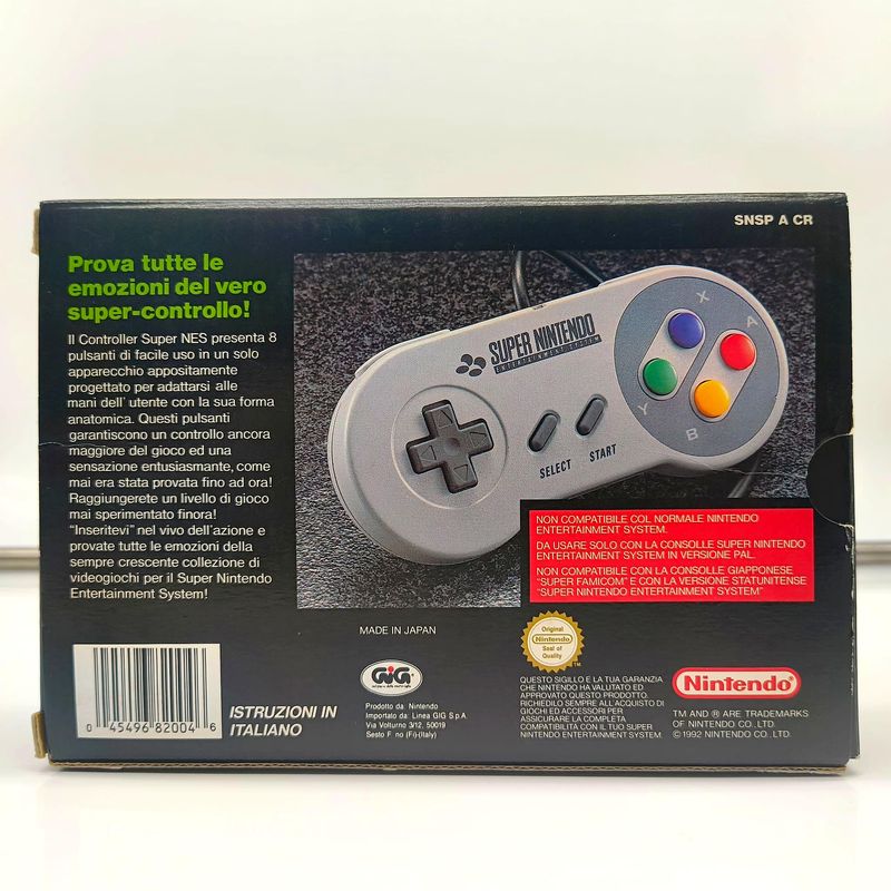 Controlador Super Nintendo SNES PAL GIG ITA afbeelding 10