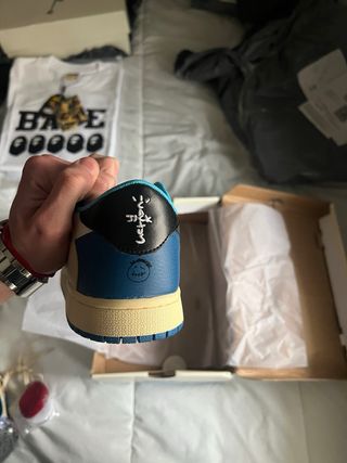 Scarpe Jordan Travis Scott Blu/Nero