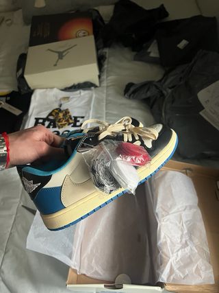 Scarpe Jordan Travis Scott Blu/Nero