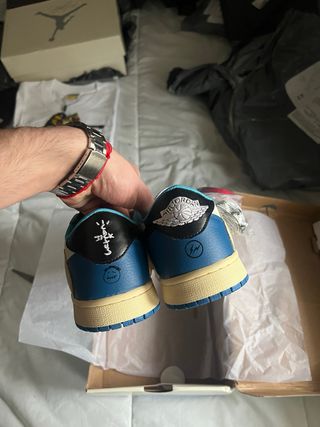 Scarpe Jordan Travis Scott Blu/Nero