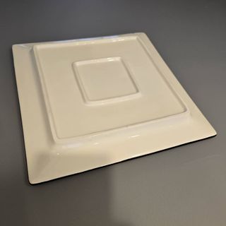 3 Platos Cuadrados Cerámica Diseño