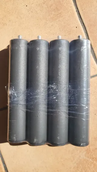 4 Patas Somier Metálicas 25cm