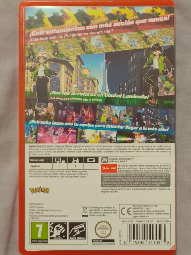 Juego Nintendo Switch 2 Leyendas Pokémon Z-A afbeelding 2