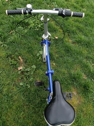 Bicicleta Plegable Azul