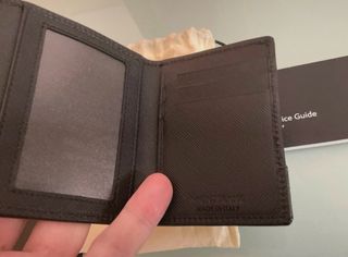 Cartera Tarjetero Montblanc Negra