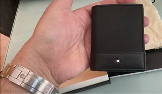 Cartera Tarjetero Montblanc Negra