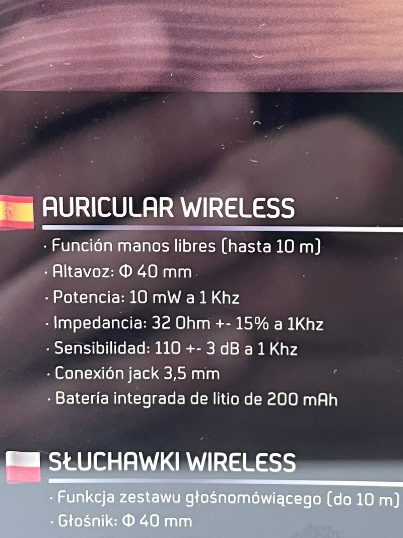 Auriculares Bluetooth Avenzo Rojos y Blancos afbeelding 2