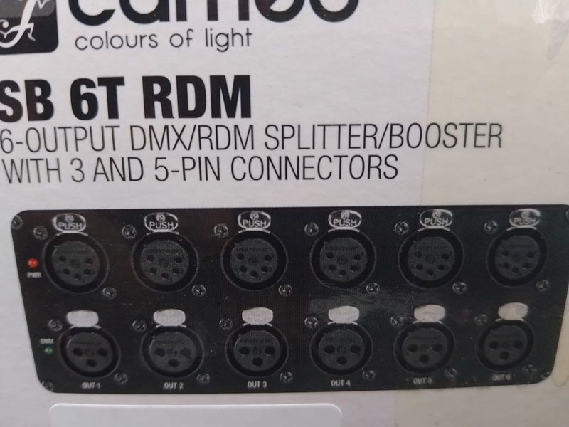 Cameo SB 6T RDM Splitter/Booster afbeelding 4
