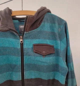 Chaqueta Deeply rayas azul/gris