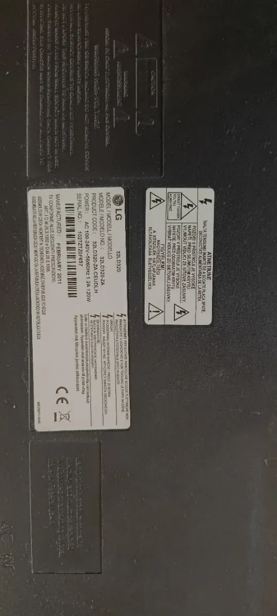 Manitas Televisor LG 32 averiado afbeelding 2